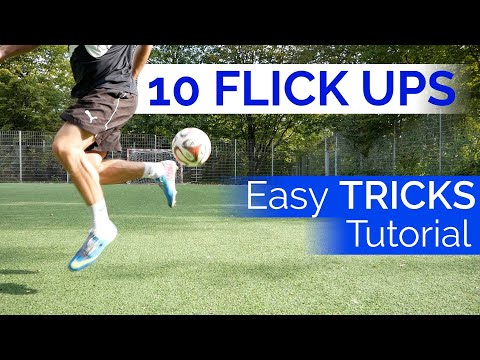 10 Flick ups - Easy Tricks zum Nachmachen - Fußballtrick Tutorials