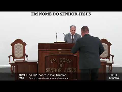 culto online CCB BRÁS 13/02/2022 DOMINGO