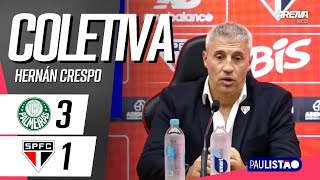 COLETIVA HERNÁN CRESPO | AO VIVO | Palmeiras x São Paulo - Paulistão 2026