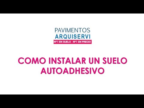 ¿Como Instalar un Suelo Autoadhesivo?