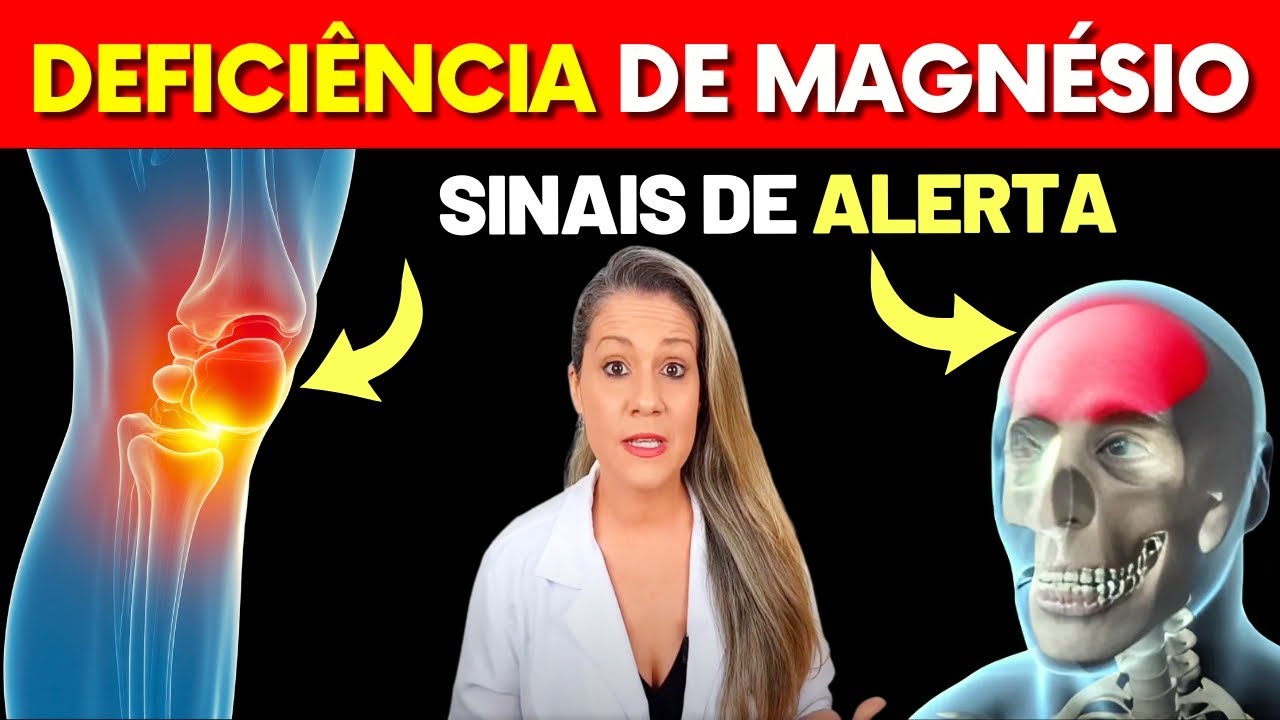 8 SINAIS da FALTA DE MAGNÉSIO no seu Corpo e O QUE FAZER!