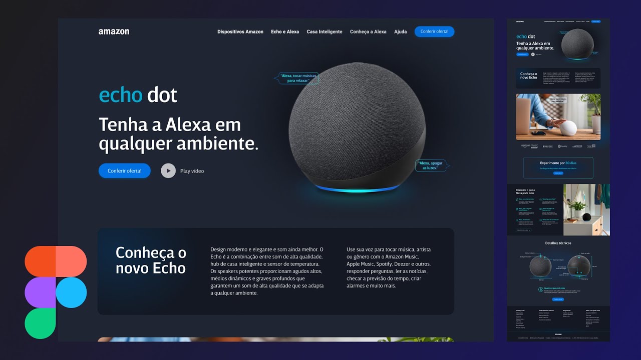 Como criar uma Landing page completa para produto físico - Tutorial Figma