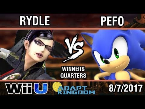[Adapt Kingdom] Rydle (Bayonetta) vs Pefo (Sonic) SSB4 Winners Quarters