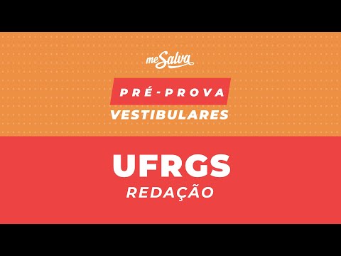 PRÉ-PROVA REDAÇÃO UFRGS 2020