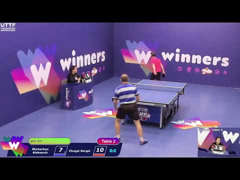 WINners CUP table 2  15.01 Shcherban Aleksandr - Chugai Sergei  17:00