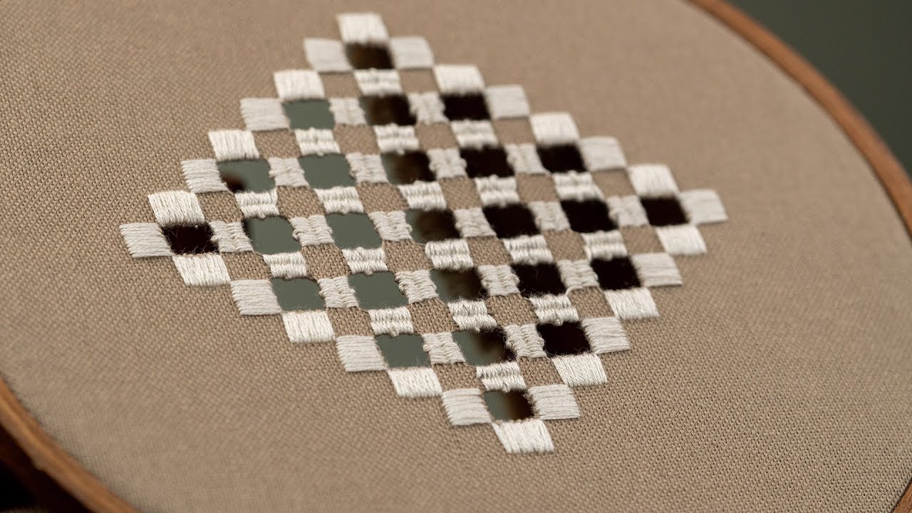 Hardanger Pattern for beginners - Embroidery Basics