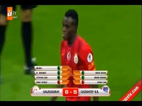 Galatasaray 2-2 Gaziantep B.B Maçın Özeti ve Tüm Golleri - [90 DK Özeti]