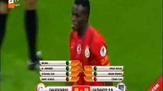 Galatasaray 2-2 Gaziantep B.B Maçın Özeti ve Tüm Golleri - [90 DK Özeti]
