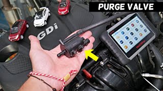 PURGE CONTROL VALVE REPLACEMENT LOCATION HYUNDAI KIA 2.4 GDI ENGINE