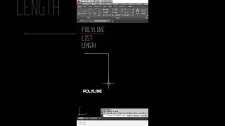 AUTOCAD Tips Measure Polyline Length #Shorts