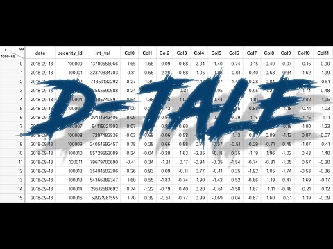 D-TALE IS USES FOR VISUALIZATION