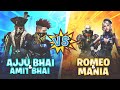 Ajjubhai94 and Amitbhai VS Romeo and X Mania Name Change Challenge - Garena Free Fire