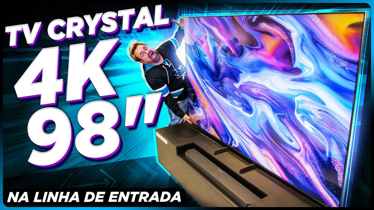 A TV GIGANTE de 98 POLEGADAS mais BARATA da Samsung!