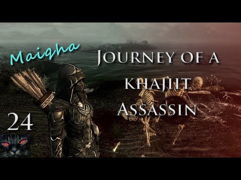 Skyrim: Journey of a Khajiit Assassin - Part 24 (hardcore survival modded, on legendary)