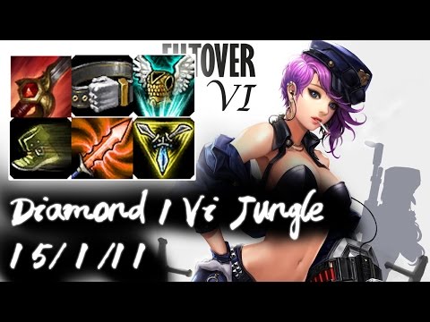 Diamond 1 Vi Jungle vs Elise | Korea High Elo Replays