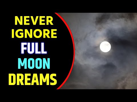 Seeing Full Moon in Dream Meaning | Full Moon Dream Interpretation