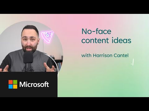 Microsoft Create: Seven no-face content ideas
