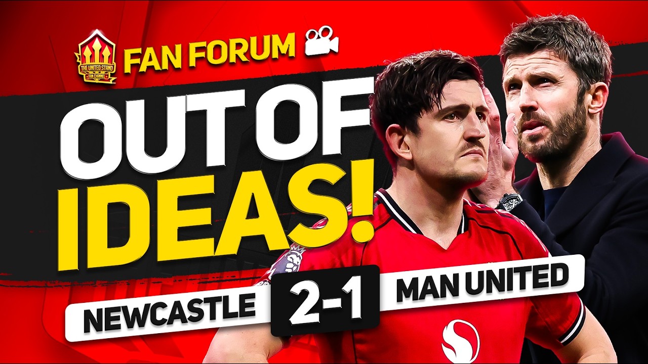Carrick's WAKE UP call! Newcastle 2 - 1 Man United! Fans Forum!
