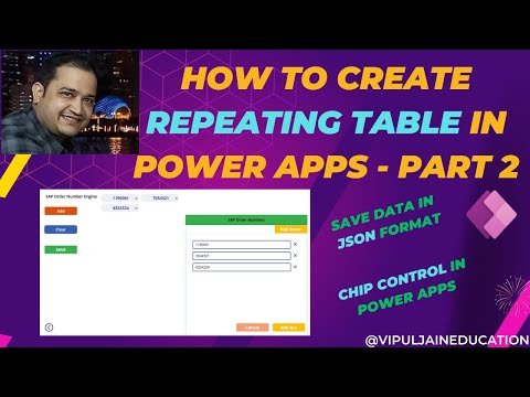 Power Apps Mastery: Craft Dynamic Repeating Tables with JSON!