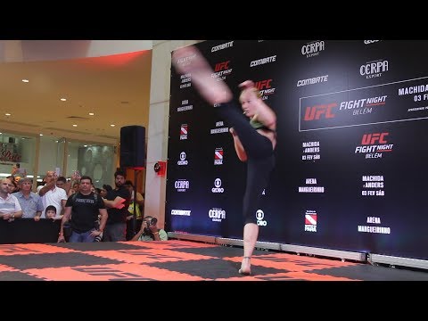 Valentina Shevchenko Shows Off Striking Dance at UFC Belem Workouts - MMA Fighting