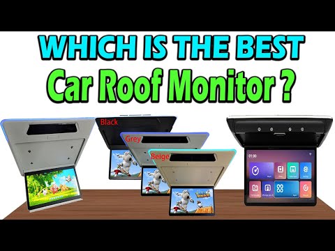 TOP 5 Best Car Roof Monitors 2025 - Ultimate Overhead DVD & Display Screens