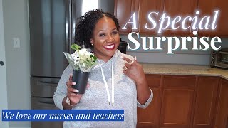 Nurses Week Surprise! Flowers & Crumbl Cookies | 30 Years in Nursing | Grateful Heart