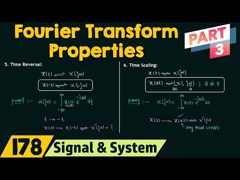 Properties of Fourier Transform Part 3