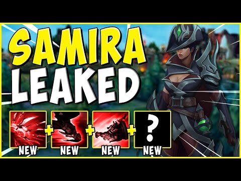 STREAMER LEAKS NEW CHAMPION SAMIRA ABILITIES!! (REFLECTS SPELLS + MASSIVE AOE) - League of Legends