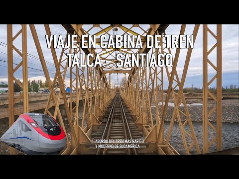 [Cab Ride] Viaje en cabina del tren más rápido de Sudamérica (Talca - Santiago). BMU SFB500