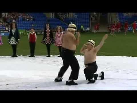 Stavros Flatley dance at London Irish!