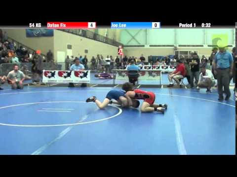FILA Cadet 54 KG Daton Fix vs. Joe Lee