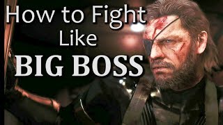 BIG BOSS CQC Techniques | Metal Gear Solid 5 Melee Combat