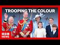 King And Queen Cheered By Crowds At Trooping The Colour BBC News