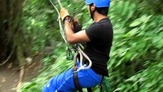 preview picture of video 'Travel to Costa Rica Pura Vida! - Tarzan Swing in Volcan Arenal'