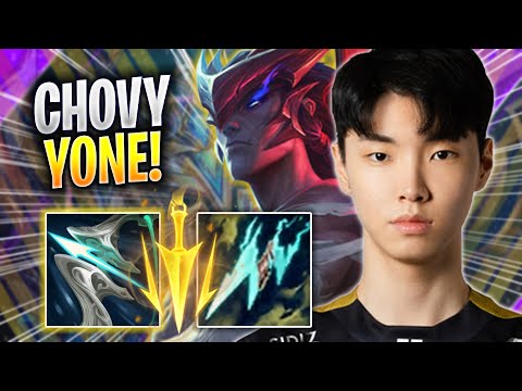 CHOVY TRIES YONE WITH NEW ITEMS! - GEN Chovy Plays Yone MID vs Katarina! | Season 2023