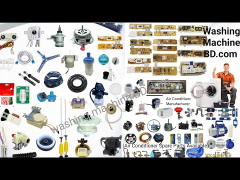 এখানে ওয়াশিং মেশিন এসি ও ফ্রিজের স্পেয়ার পার্ট পাওয়া যায় #washing_machine #spare_parts #youtube