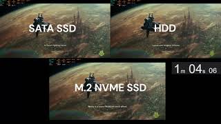 WARHAMMER 40K DARKTIDE Load times HDD VS SATA SSD VS M.2 NVME SSD