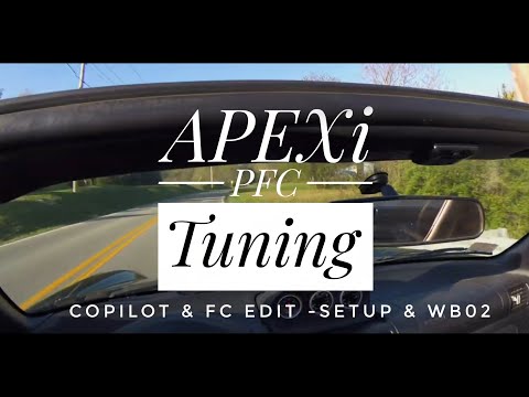 Apexi PFC - Tuning with CoPilot & FC Edit - Setup