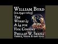 Byrd: Fantasia à4, VdGS No.2 from Psalms, Songs & Sonnets (1611)
