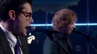 Ed Sheeran / John Mayer - Don&#39;t [Late Late Show 2015]