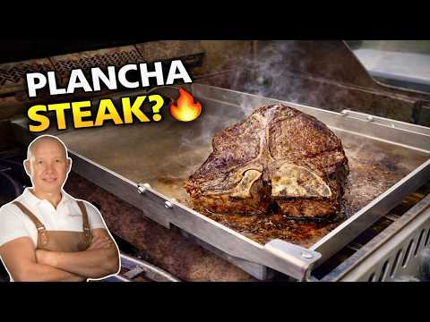 👉 Can you grill a porterhouse steak on a plancha? 🔥 Gas grill experiment