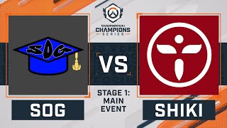 OWCS NA Stage 1 - Main Event Day 1: Students of the Game vs Shikigami