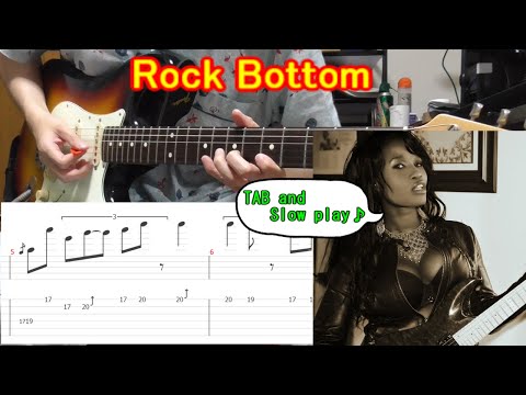 【TAB】Rock Bottom (full) / UFO - Guitar lesson - How to play