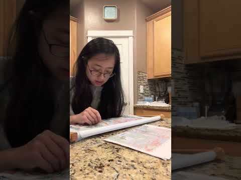 5 months update - Holiday Village cross stitch