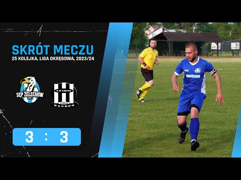 Sęp 3:3 Czarni Węgrów - skrót meczu 25. kolejki spotkań siedleckiej LO 2023/24