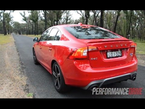 2014 Volvo S60 T6 R-Design 0-100km/h & engine sound