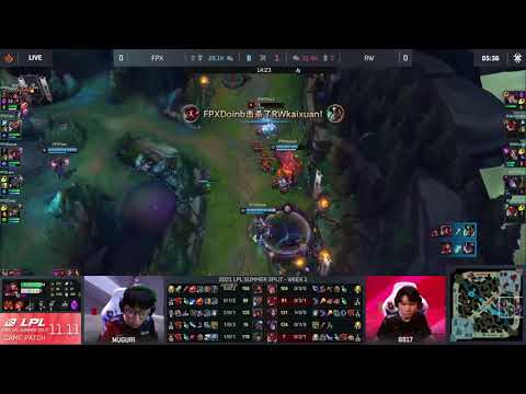 Gnar! FPX Nugiri 3 Man Ult vs RW!