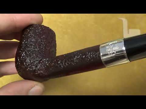 Pipa Ashton Pebble Grain XX con vera in argento - Billiard - ASH50