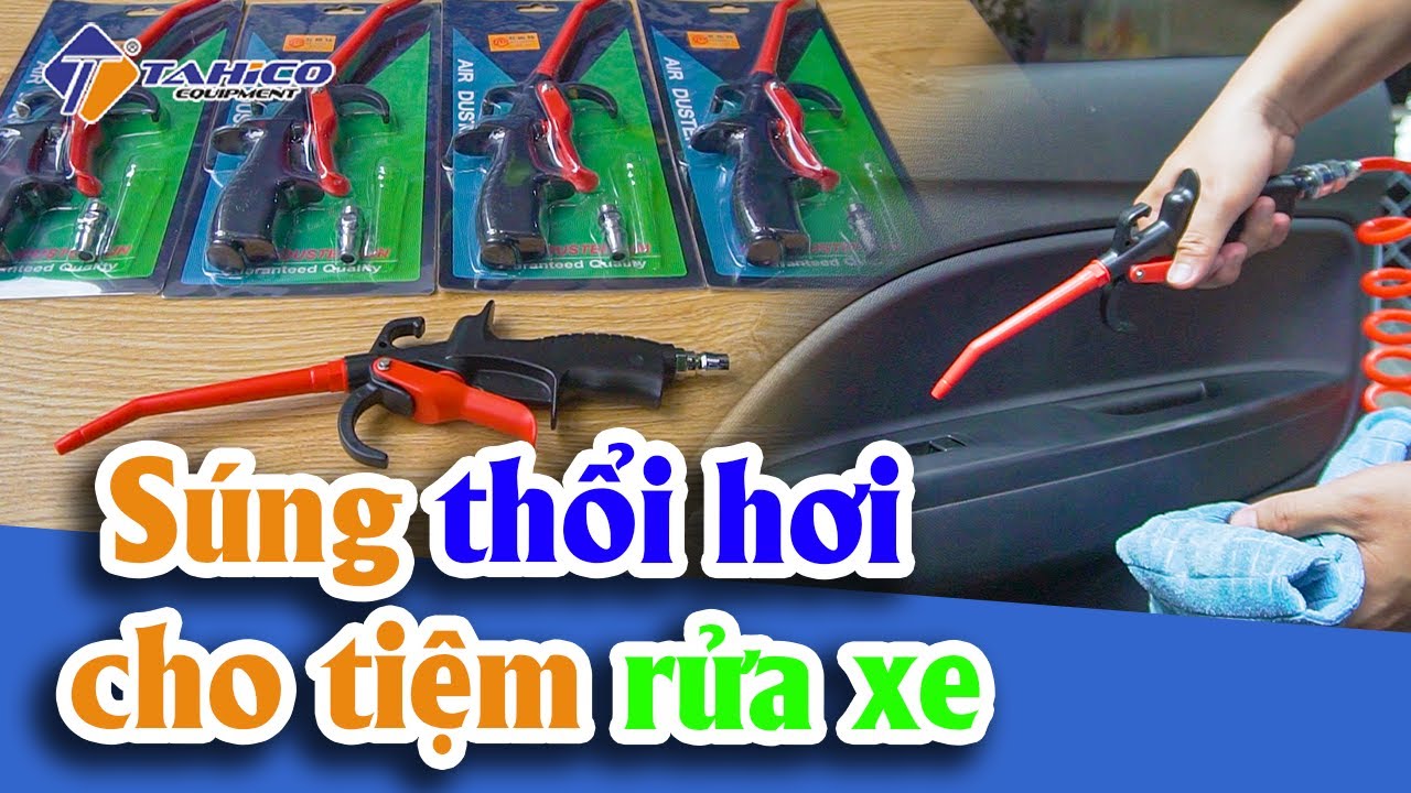 Súng thổi hơi khí đỏ đen ST-10 Maxshine 23