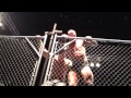 John Cena Vs Randy Orton Cage Match WWE OAKLAND House Show 2 7 2014